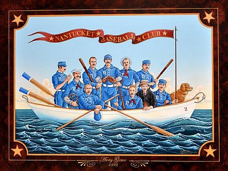 Ed Parker, Nantucket Baseball Club, 2009
acrylic on board, 18 x 24 in. (45.7 x 61 cm)
EP010409