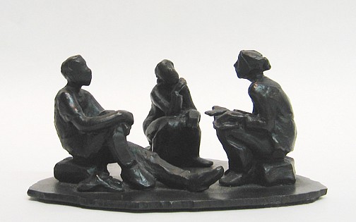 Jane DeDecker, Mentor, 2005
bronze, 2 x 5 x 4 in. (5.1 x 12.7 x 10.2 cm)
JDD030407