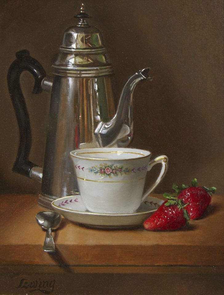 William O. Ewing, Limoges, Teacup & Strawberries
oil on wood, 12 x 9 in. (30.5 x 22.9 cm)
WE180402
