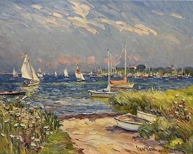 Jan Pawlowski, Polpis Harbor
oil on canvas, 24 x 30 in. (61 x 76.2 cm)
JP240408