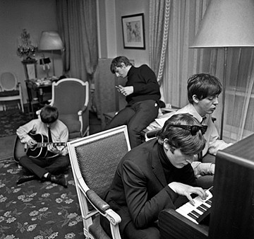 Harry Benson, Beatles Composing, Edition of 35, 1964
photograph, 24 x 30 in. (61 x 76.2 cm)
HB1200507