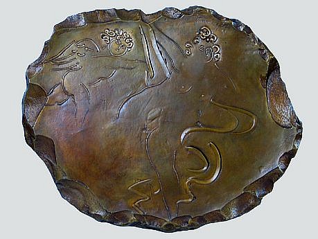 Reuben Nakian, Europa and Cupid ed.1/9, c.1970
bronze, 14 1/4 x 17 1/2 x 1 in. (36.2 x 44.5 x 2.5 cm)
RN30820