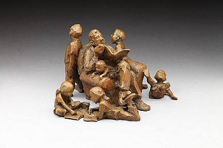 Jane DeDecker, Grandpa, Ed. of 31, 2003
bronze, 8 x 15 x 11 in. (20.3 x 38.1 x 27.9 cm)
JD101217