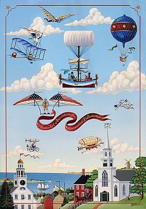 Ed Parker, Nantucket Association of Aeronautical Enthusiasts, 2008
acrylic on board, 26 x 18 in. (66 x 45.7 cm)
EP010910