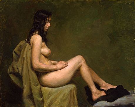 Max Ginsburg, Nude Study, 2008
oil on masonite, 12 x 16 in. (30.5 x 40.6 cm)
MG010108