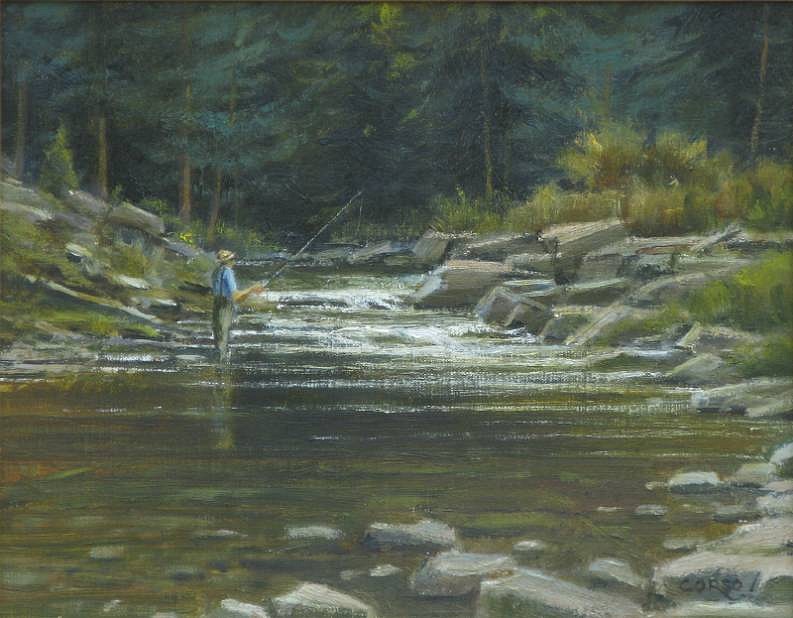 Frank Corso, Moving Waters
oil on canvas, 11 x 14 in. (27.9 x 35.6 cm)
FC120602