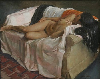 Max Ginsburg - Max Ginsburg Nude on Couch