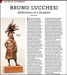 Bruno Lucchesi Press: The Art of the Portrait: BRUNO LUCCHESI Reflections of a Sculptor, July  1, 2015 - International Artist Magazine