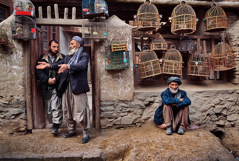 Steve McCurry, Bird Seller, 2002
FujiFlex Crystal Archive Print, (Inquire for available sizes)
AFGHN-10209