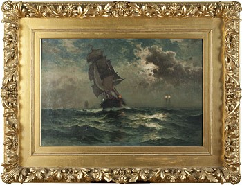 Moran Sailing in the Moonlight