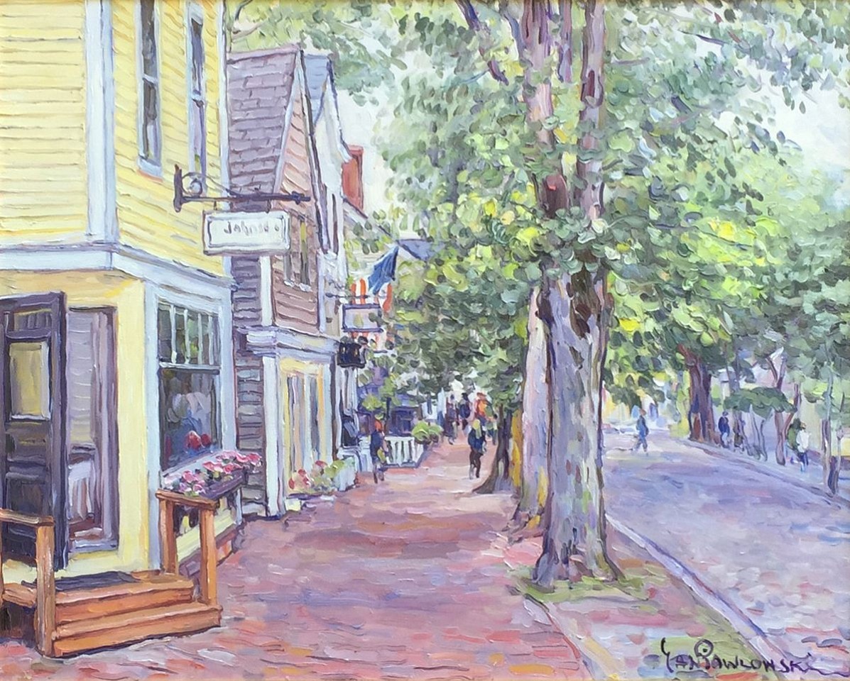 Jan Pawlowski, Federal Street, Nantucket, 2016
oil on canvas, 24 x 30 in. (61 x 76.2 cm)
JP160702