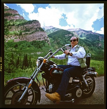 Harry Benson - Harry Benson Jack Nicholson, on the motorcycle, Aspen, Edition of 35