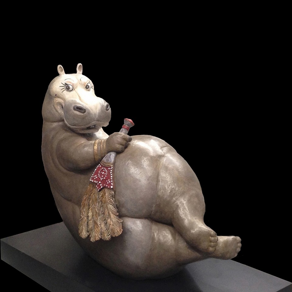 Bjorn Skaarup, Hippo Odalisque, Edition of 6, 2014
bronze, 27 x 34 1/2 x 17 in. (68.6 x 87.6 x 43.2 cm)
BS141101
