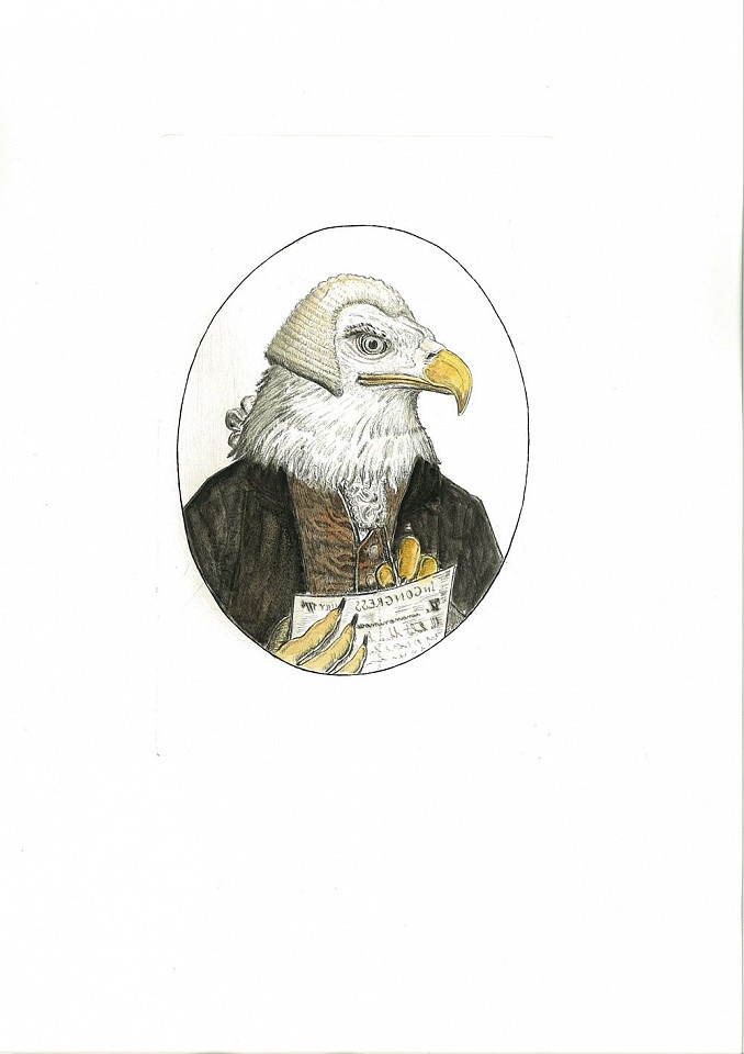 Bjorn Skaarup, Bald Eagle, USA, Edition of 50, 2016
Color engraved etching, 12 x 16 in. (30.5 x 40.6 cm)
BS170261