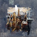 Marti Bofarull, Classic Manhattan view
mixed media on canvas