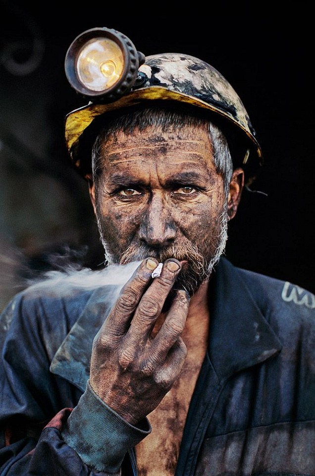 Steve McCurry, Smoking Coal Miner, Pol-e-Khomri, Afghanistan, 2002
FujiFlex Crystal Archive Print, 24 x 20 in. (Inquire for additional sizes)
AFGHN-10143NF