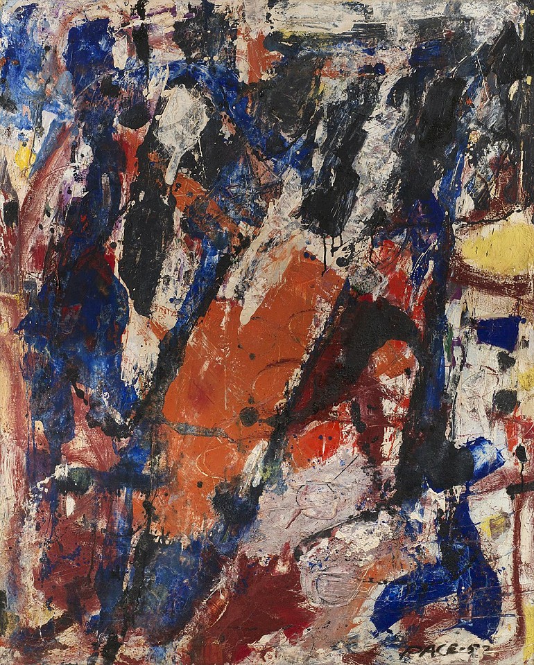 Stephen Pace, Untitled (57-10), 1957
oil on canvas, 47 x 38 in. (119.4 x 96.5 cm)
PAC-00055