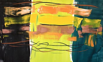 Tiger, 56x92, acrylic on canvas, 7.24.16