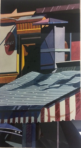 Robert Cottingham, Awning, 1984
watercolor on paper, 16 x 8 7/8 in. (40.6 x 22.5 cm)
MMG29108