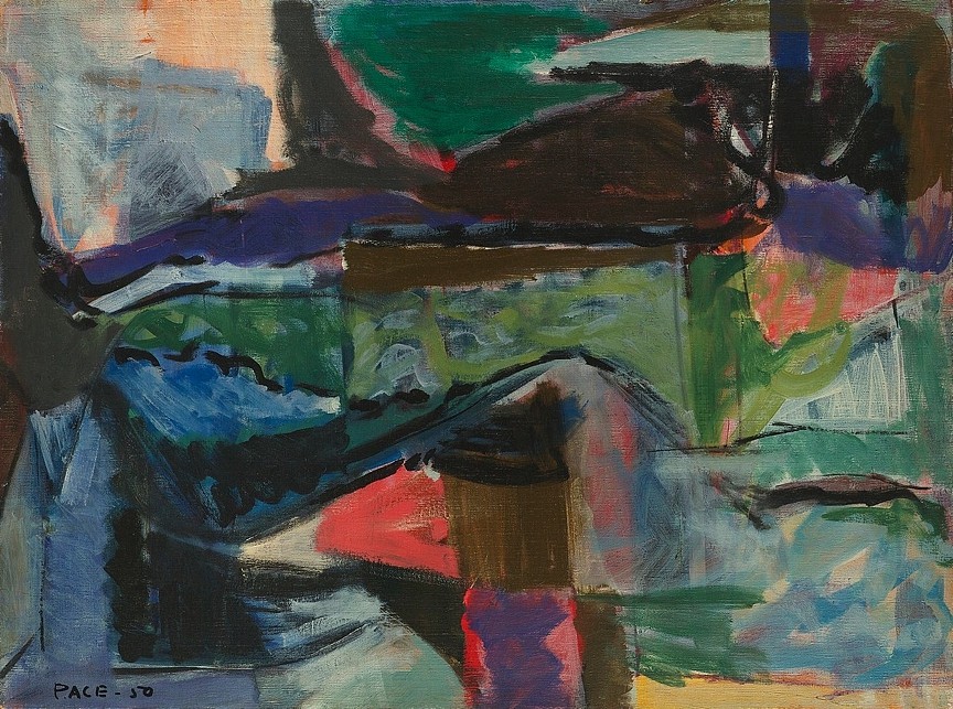 Stephen Pace, Untitled (50-6), 1950
oil on canvas, 24 x 32 in. (61 x 81.3 cm)
PAC-00036