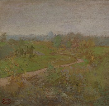 Work: John Henry Twachtman Road Over the Hill
