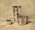 Sarah Lamb, Silver Cups
2018, oil on linen