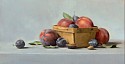 Sarah Lamb, Plums
2018, oil on linen