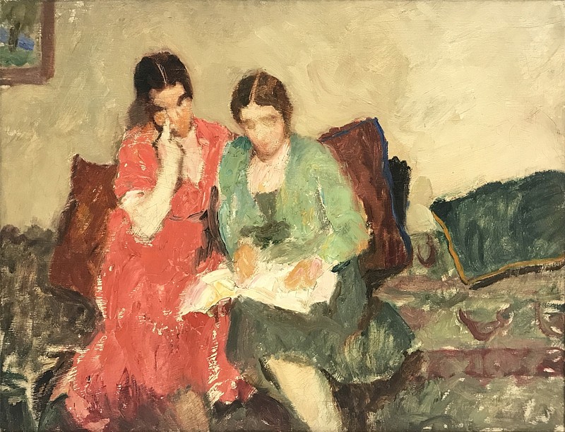 Gershon Benjamin, The Rehearsal, ca. 1930
oil on canvas, 21 x 30 in. (53.3 x 76.2 cm)
GB1803003