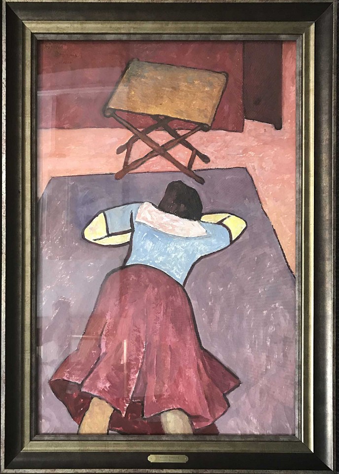Gershon Benjamin, Caroline Sleeping, 1950 ca
oil on paper, 36 x 24 in. (91.4 x 61 cm)
GB1803001