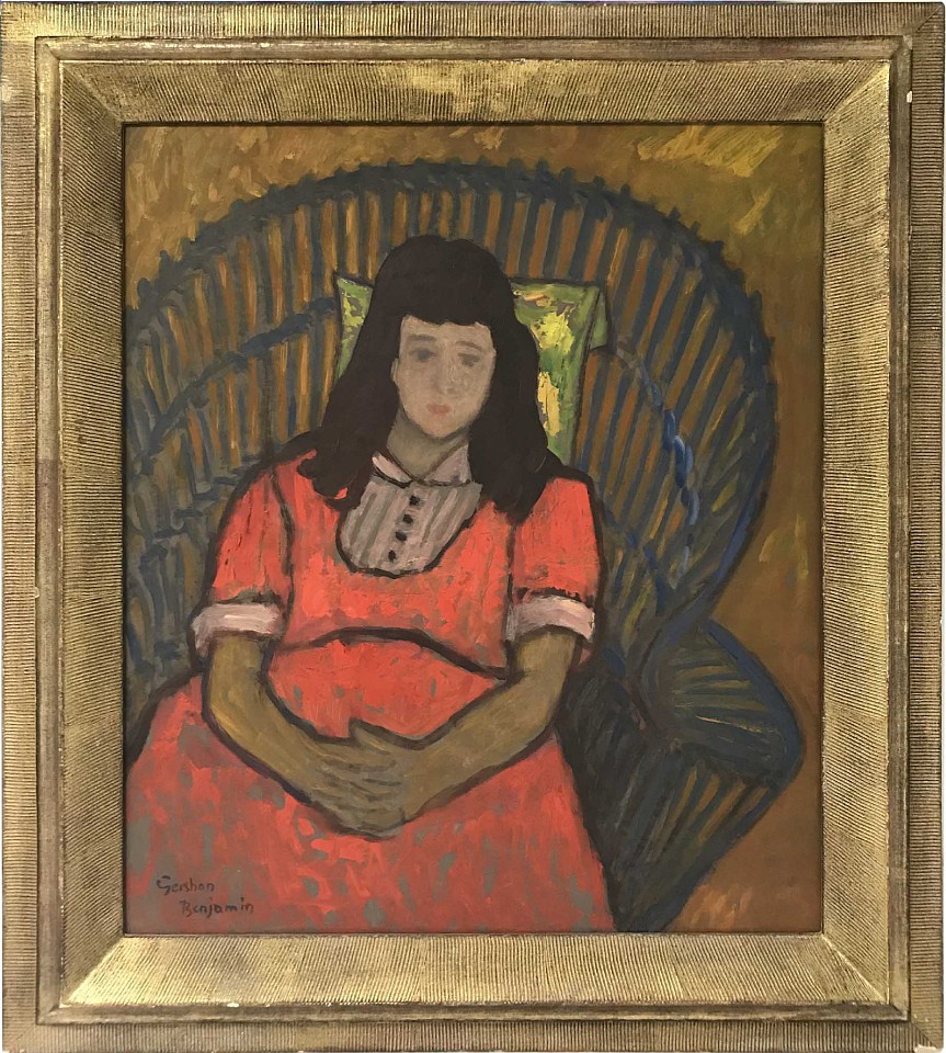 Gershon Benjamin, Little Girl, 1942 ca
oil on canvas board, 20 x 17 in. (50.8 x 43.2 cm)
GB1803027