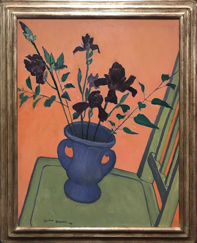 Gershon Benjamin, Irises, 1967
oil on canvas, 36 x 28 in. (91.4 x 71.1 cm)
GB1803037
