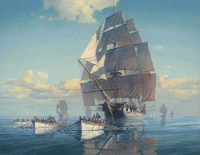 Maarten Platje News & Events: Maarten Platje: The Early History of the U.S. Navy, Now Open at the Channel Islands Maritime Museum [Oxnard, CA], January  9, 2019 - Cavalier Galleries