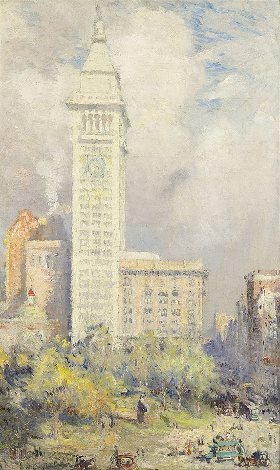 Colin Campbell Cooper, Metropolitan Life Tower, Madison Square
oil on canvas, 32 5/8 x 20 1/4 in. (82.9 x 51.4 cm)
CCC190302