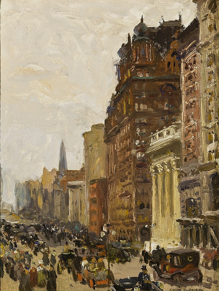 Colin Campbell Cooper, Waldorf Astoria, c. 1908
oil on board, 14 x 10 3/4 in. (35.6 x 27.3 cm)
CCC1903001