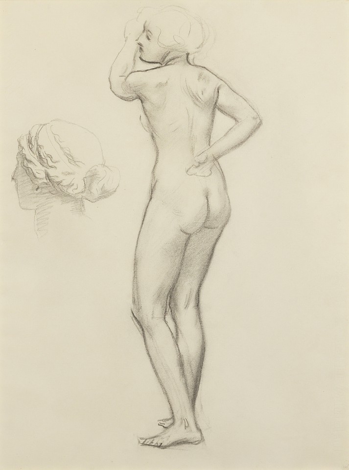 John Singer Sargent, Study for Apollo and the Muses, 1921
charcoal on paper, 24 x 18 in. (61 x 45.7 cm)
JSS190413