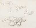 John Singer Sargent, Studies for Medusa
charcoal & graphite on paper