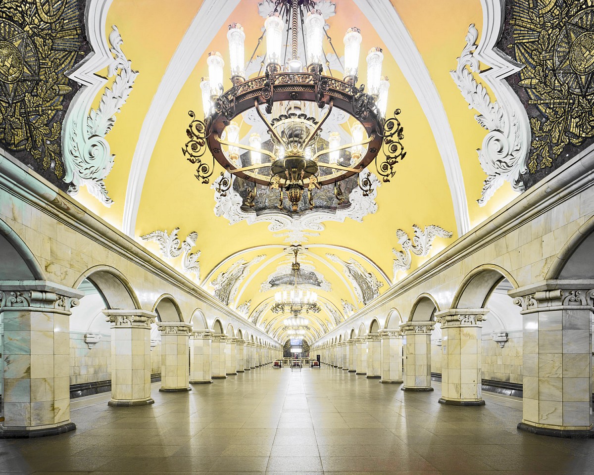 David Burdeny, Komsomolskaya Metro Station, Moscow, Russia, 2015
archival pigment print, 44h x 55w in