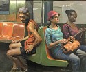 Max Ginsburg, Subway Trio
2019, oil on canvas