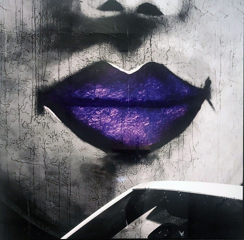 Debranne Cingari (PHOTOGRAPHY), Moods of Mona (Purple Foil), 2017
Infused dye sublimated on aluminum, 24 x 24 in. (61 x 61 cm)