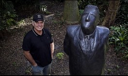 Press: Jim Rennert at Ann Norton Sculpture Gardens, January 11, 2020 - Palm Beach Daily News