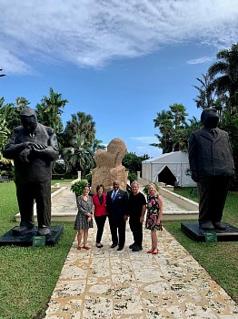 Jim Rennert with PB Mayor and ANSG Team