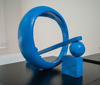 Work: Steven Simmons Blue Abstract