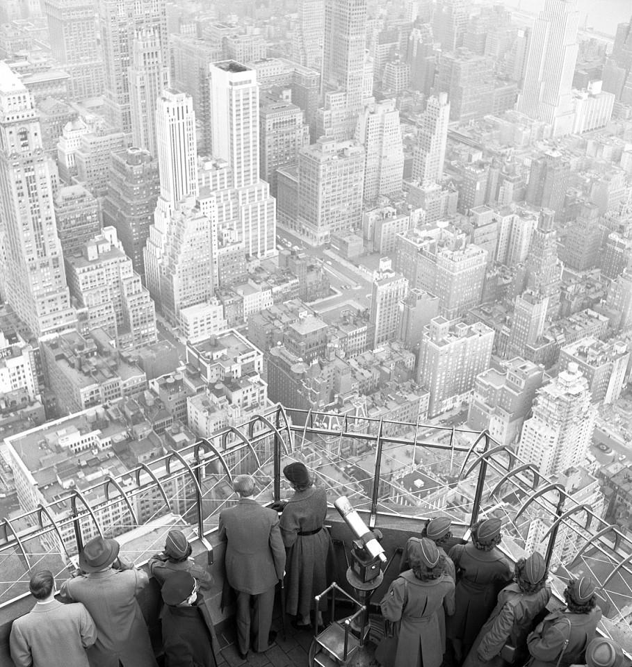 George Rodger, View from the Empire State Building, 1949
gelatin silver print, 48 x 48 in.