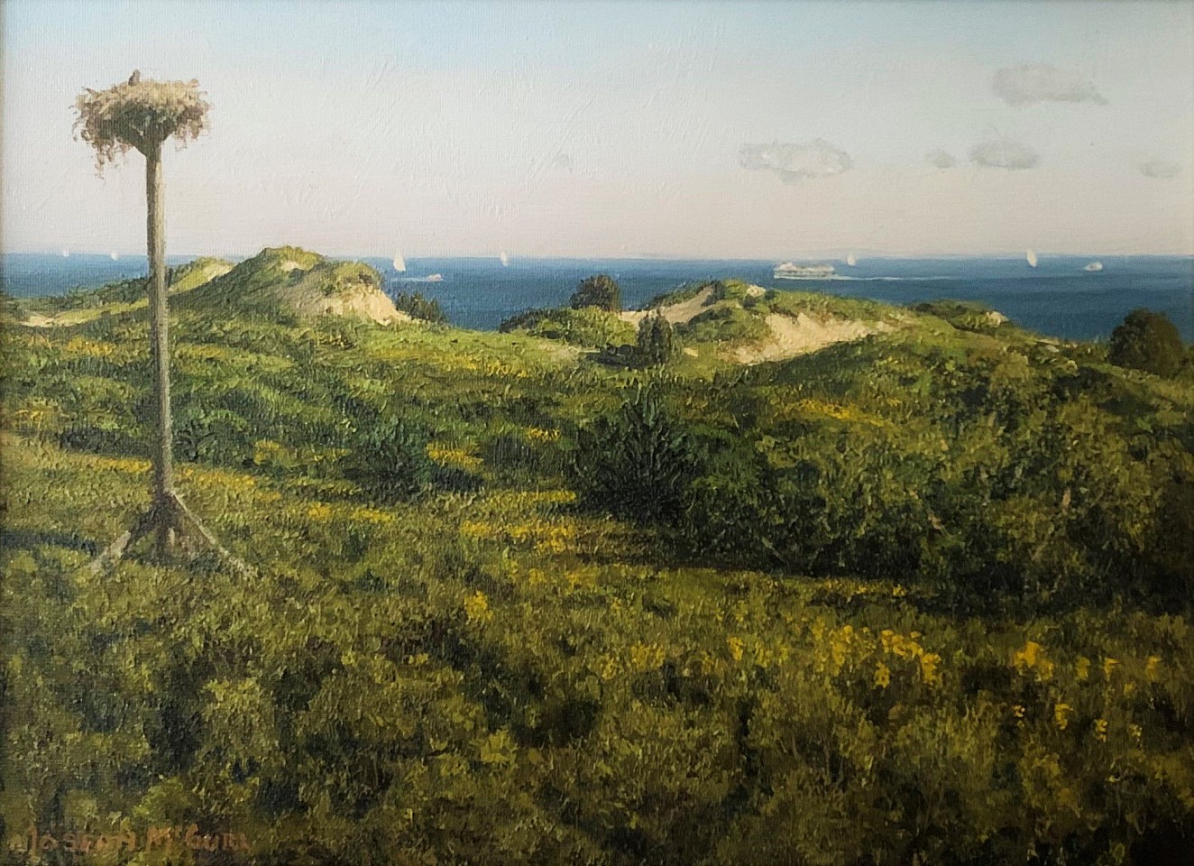 Joseph McGurl, Field Study, Nantucket Dunes, 2020
oil on panel, 9 x 12 in. (22.9 x 30.5 cm)
JM200304