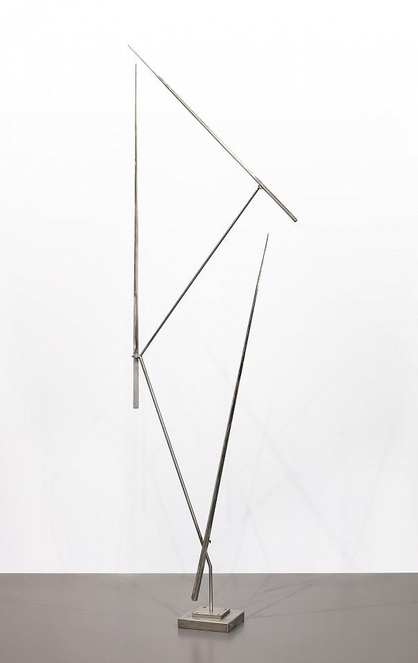 George Rickey, Two Fixed Three Moving Lines II, 1970
stainless steel, 76 x 36 x 7 in. (193 x 91.4 x 17.8 cm)
GR201001