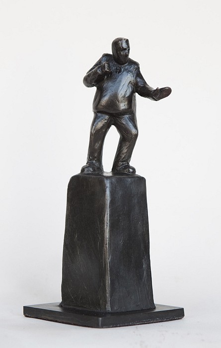 Jim Rennert, Battle Stance, 2010
bronze, 7 1/4 x 3 x 3 in. (18.4 x 7.6 x 7.6 cm)