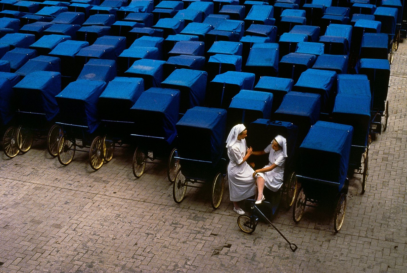 Steve McCurry, Two Nurses in Lourdes
FujiFlex Crystal Archive Print
Price/Size on request