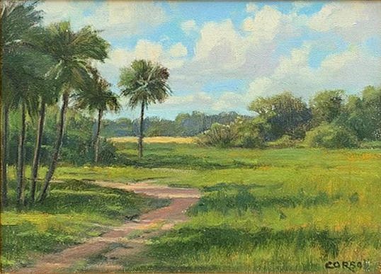 Frank Corso, Path to The Prairie, 2020
oil on canvas, 8 x 10 in. (20.3 x 25.4 cm)
FC210104