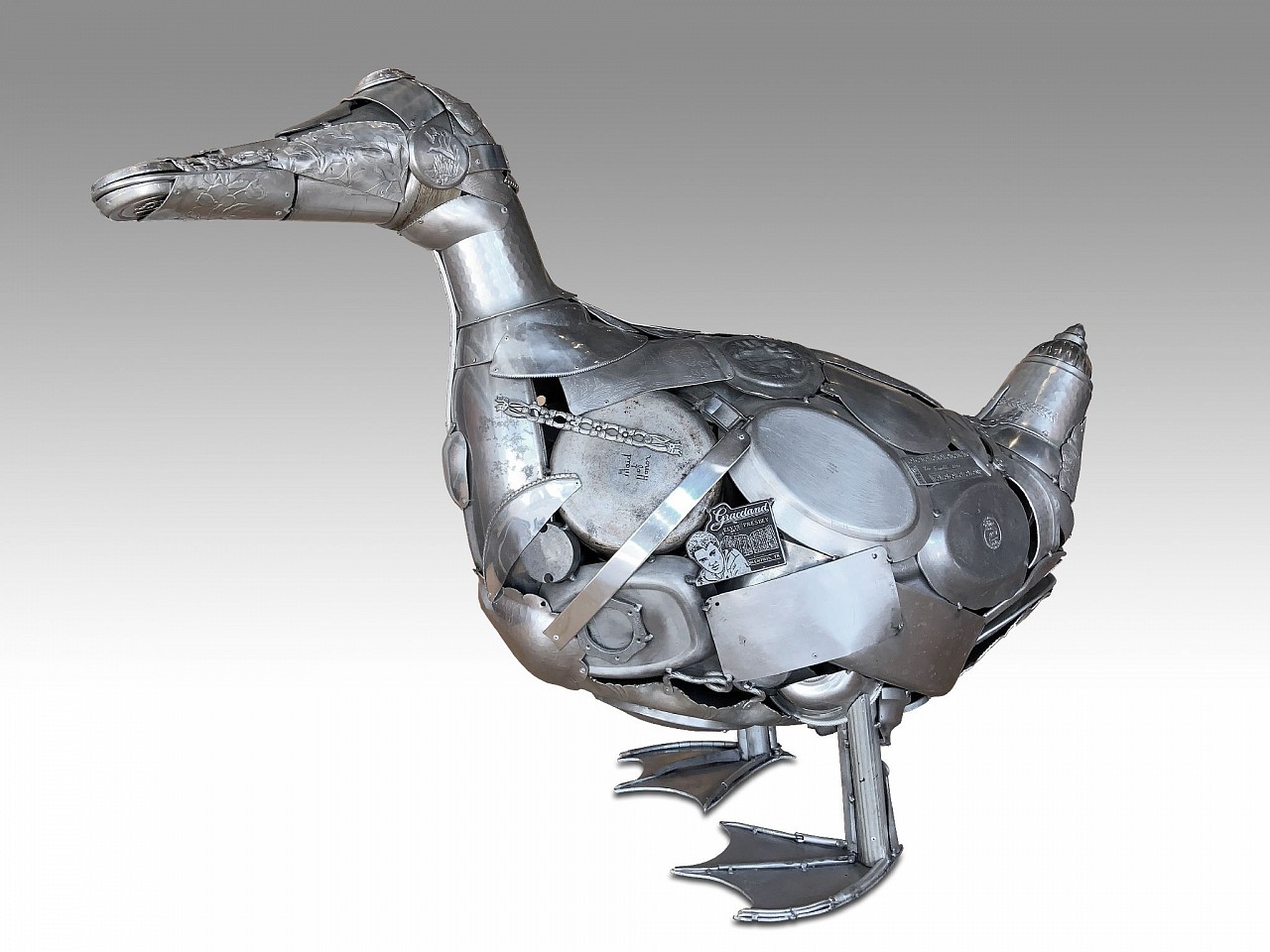 Leo Sewell, Duck, 2020
mixed media, 40 x 54 x 20 in. (101.6 x 137.2 x 50.8 cm)
LS201009