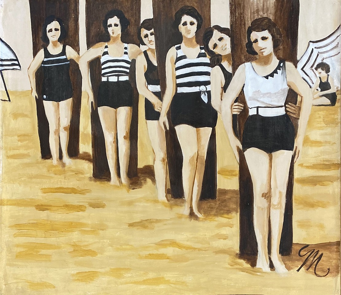 Molly Dee, Surfer Girls
mixed media on canvas, 50 3/4 x 58 3/4 in. (128.9 x 149.2 cm)
MD200906